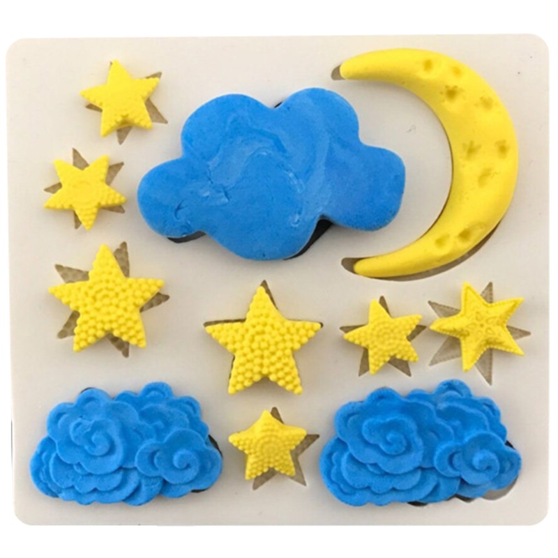 Moon Star Cloud Silicone Mold