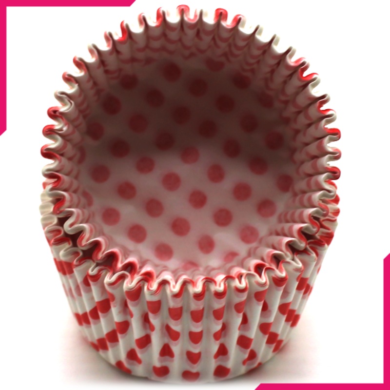 Pink Dots Cupcake Liners 100pcs