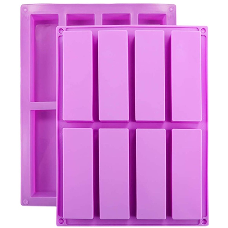Rectangle Silicone Mould - 8 Cavity