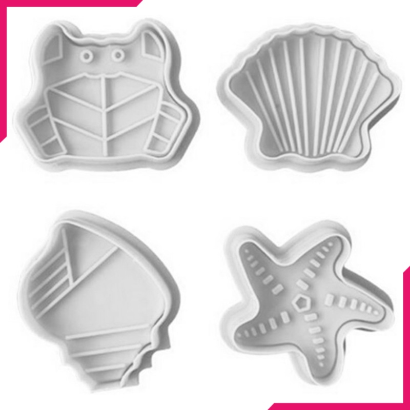 Sea Shell Starfish Frog Plunger Cutter