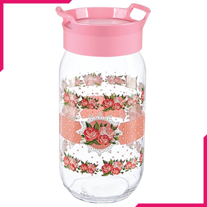 Sarina Decorated Bera Stackable Jar 1000CC