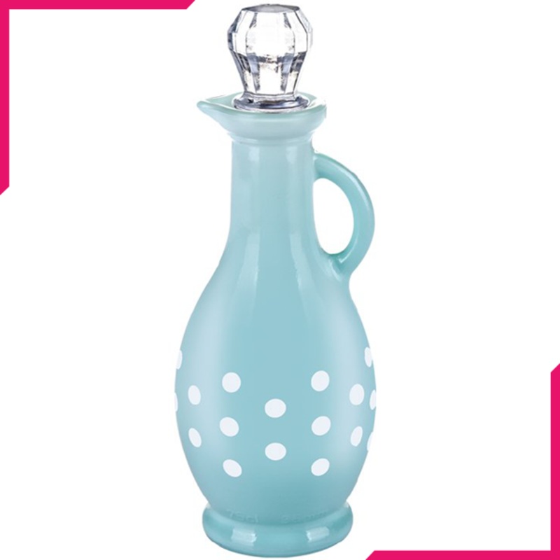 Sarina Opaque Designed Oil & Vinegar Bottle
