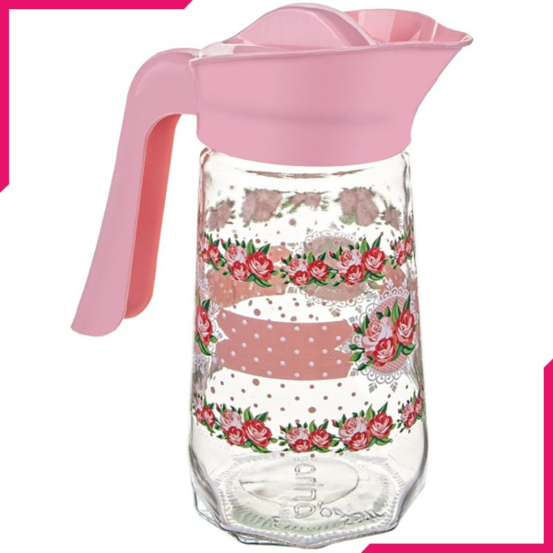 Sarina Prizma Decorated Press Lid Jug 1000CC