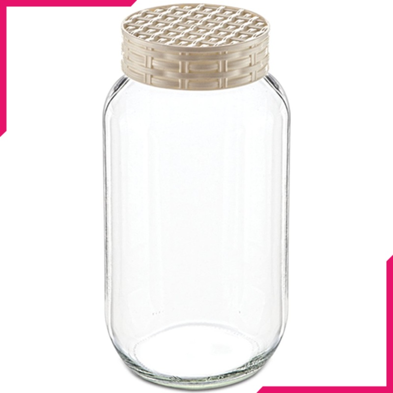 Sarina Straw Decorated Jar 1000CC