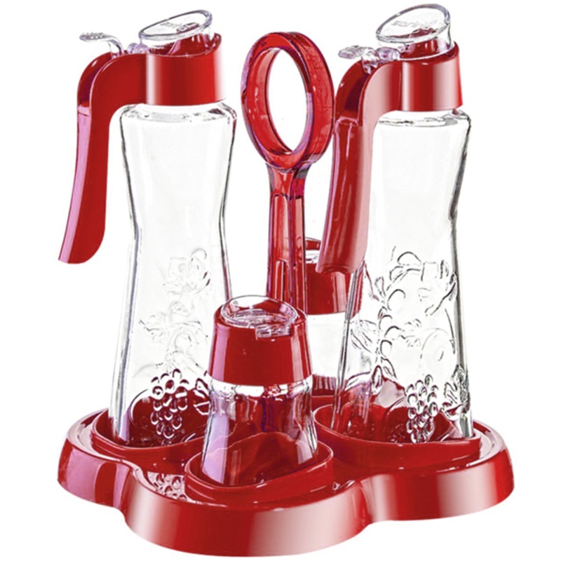 Sarina Tulip Sarina Oil & Salt Table Set 4Pcs