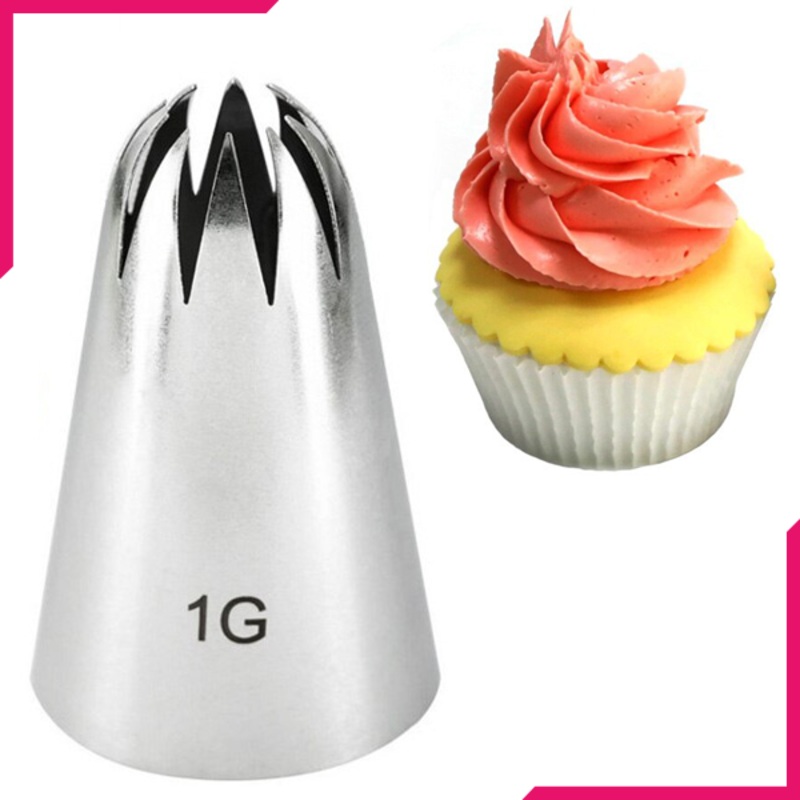 1G Flower Tips Stainless Steel Icing Nozzle