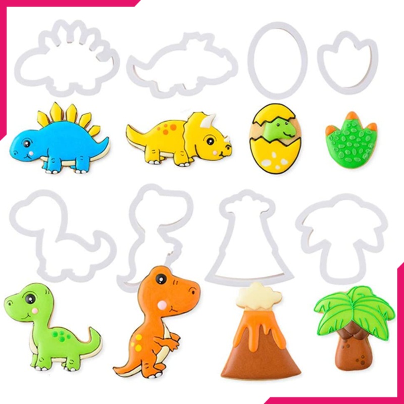 3D Animal  Cookie Cutter Set 8Pcs