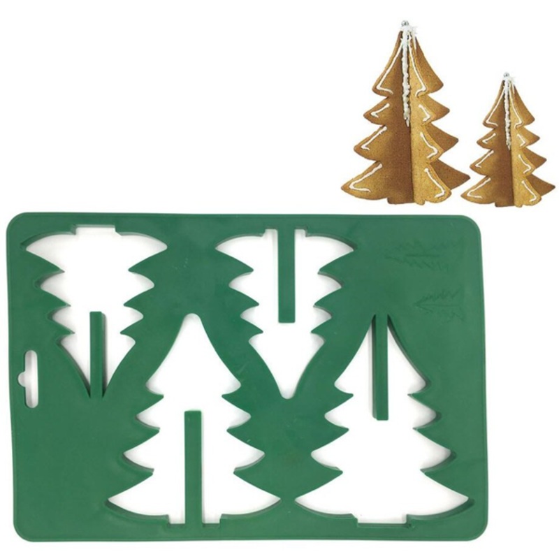 3D Christmas Tree Cookie Cutter