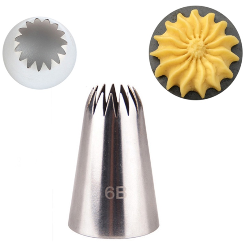 6B Stainless Steel Icing Nozzle