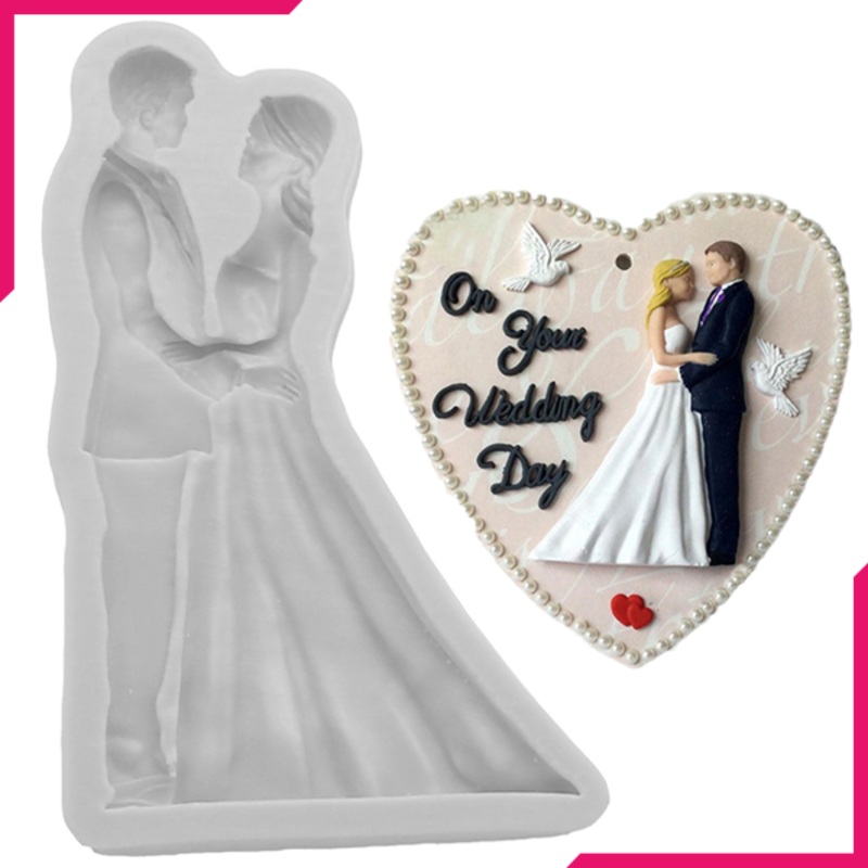 Bride Groom Wedding Silicone Mold