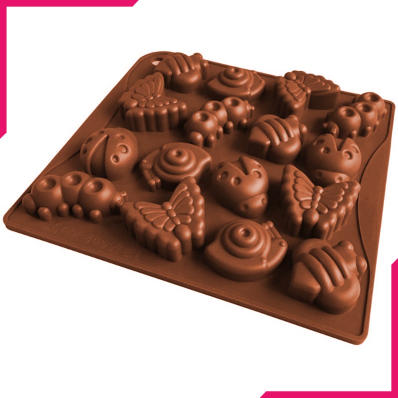 Butterfly Worm Insect Chocolate Mold