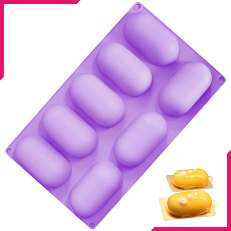 Capsule Shape Silicone Cake Mold