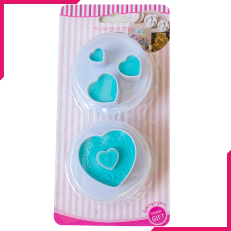 Heart Plunge Cutter Stamp Set