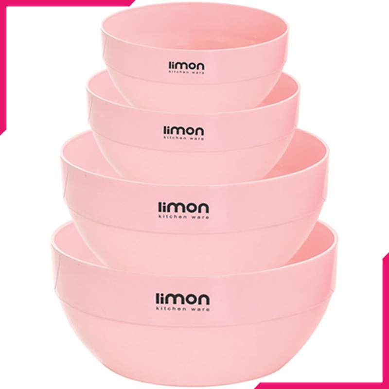 Limon Round Bowl Set 4 Pcs