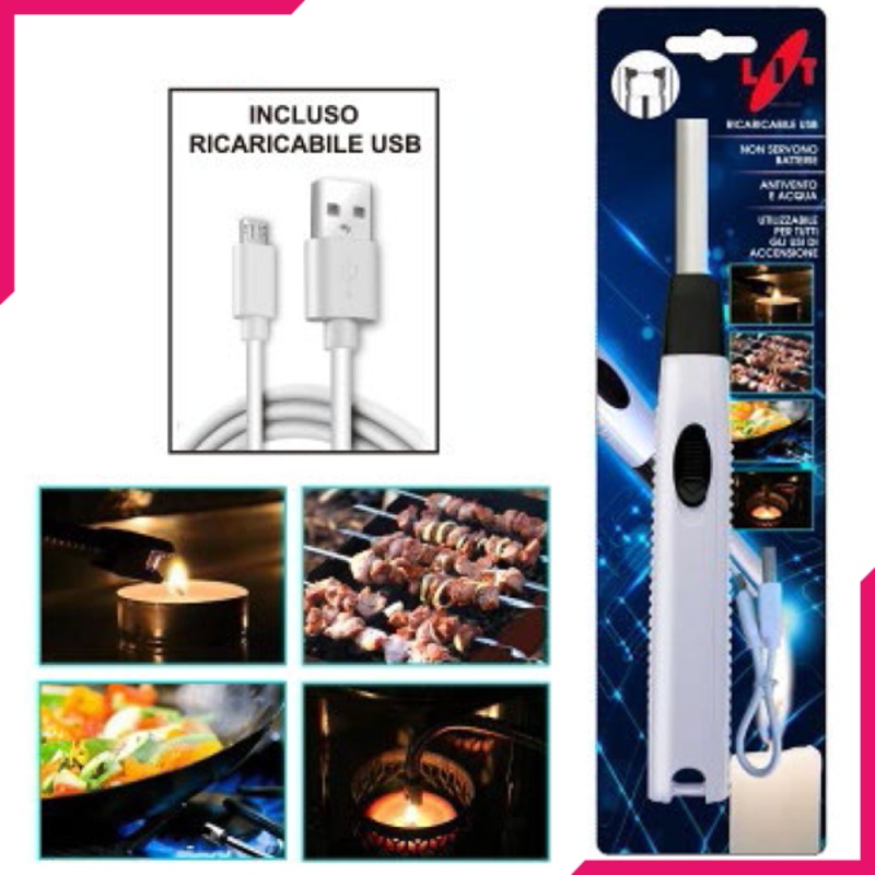 LIT Electro USB Lit Gas Lighter