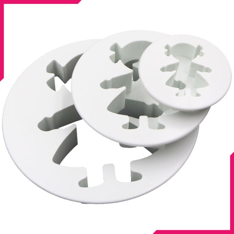 Little Girl Cookie Cutter 3Pcs
