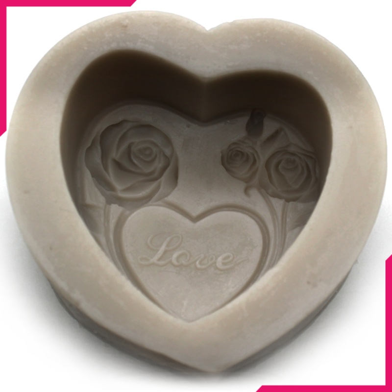 Love Heart Silicone Fondant Mold