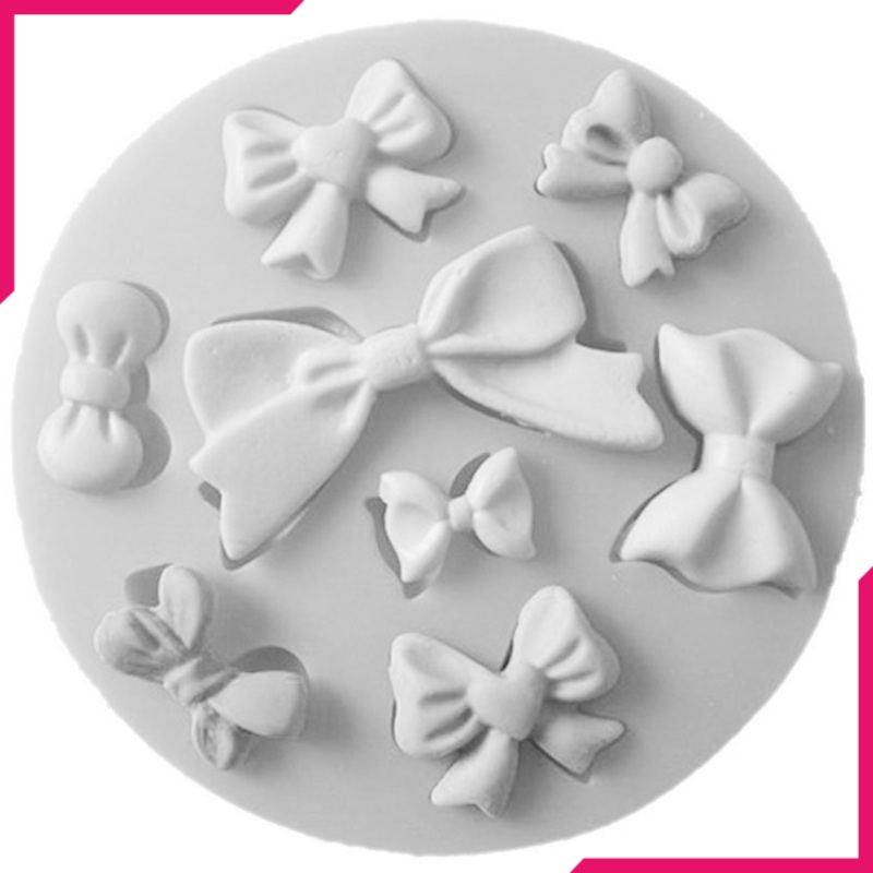 Mini Bows Silicone Mold 8 Cavity