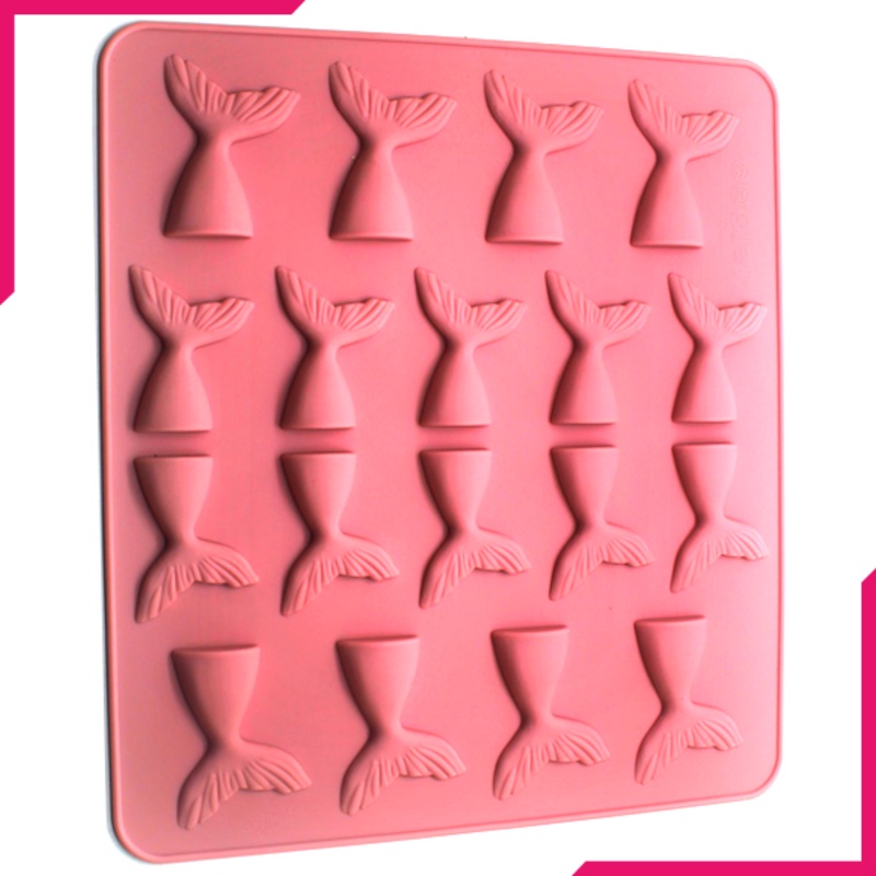 Mini Mermaid Tails Silicone Mold 18 cavity