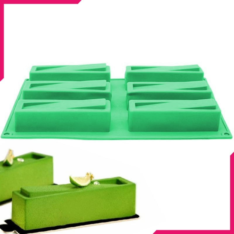 Rectangle Silicone Mold - 6 Cavity