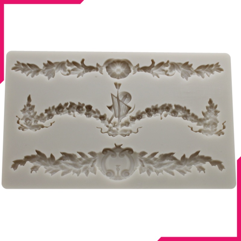 Silicone Fondant Lace Border Mold