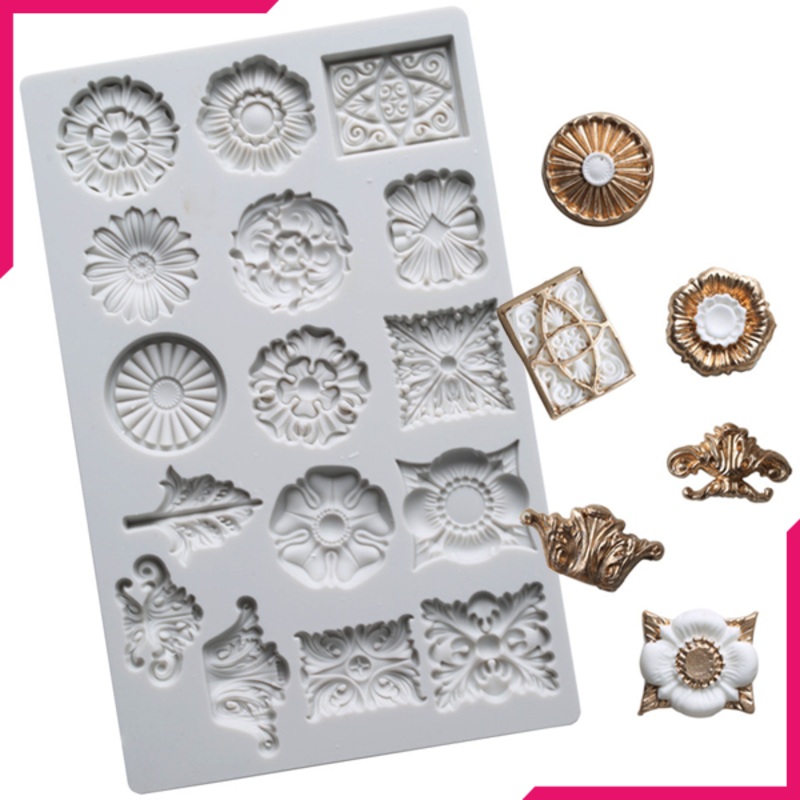 Silicone Fondant Mold Flowers