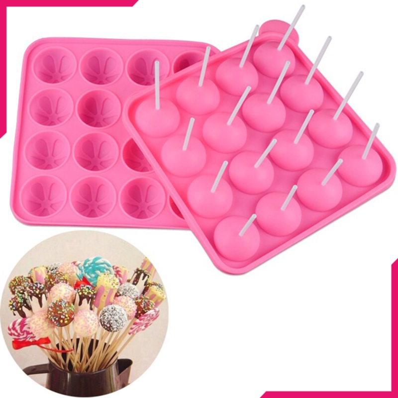 Silicone Football Shaped Lollipop Mold