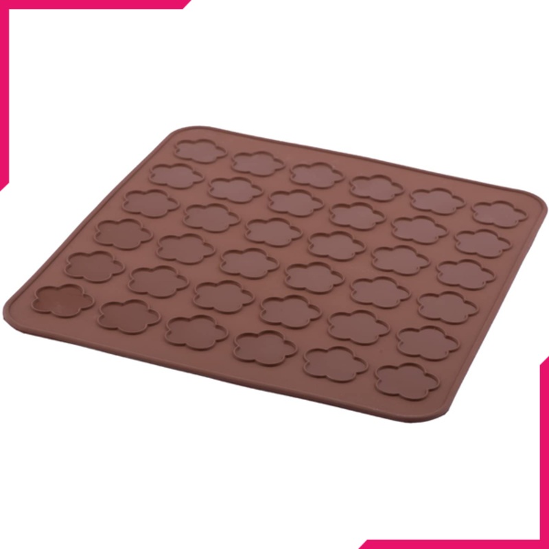Silicone Macaron Sheet 30 Cavity - Flower