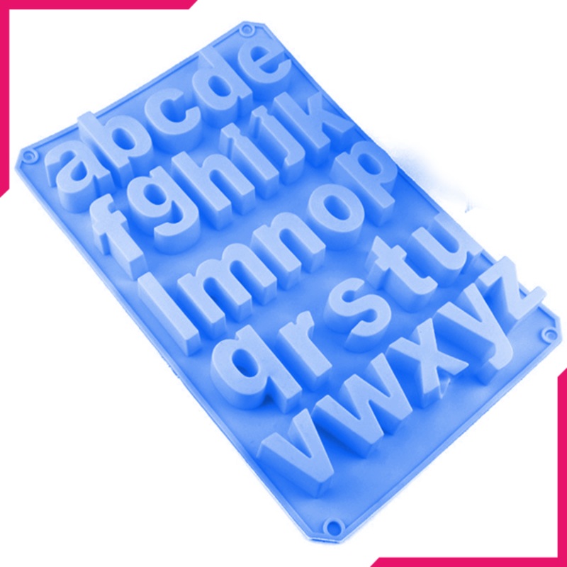 Small Alphabet Silicone Chocolate Mold