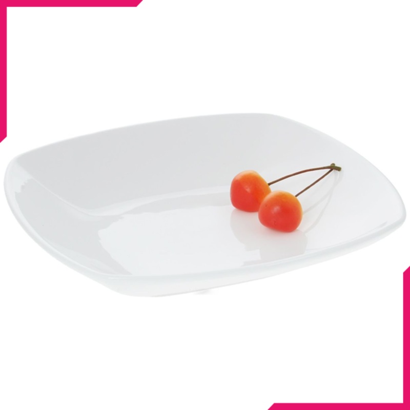Wilmax Fine Porcelain Deep Plate 8.75" X 8.75"