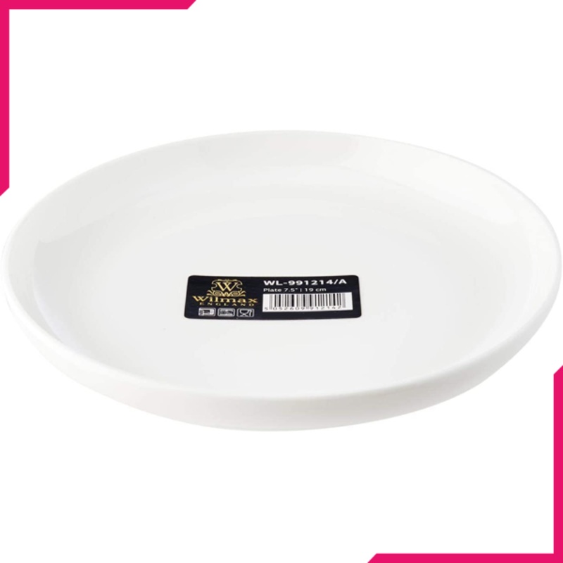 Wilmax Fine Porcelain Plate 7.5"