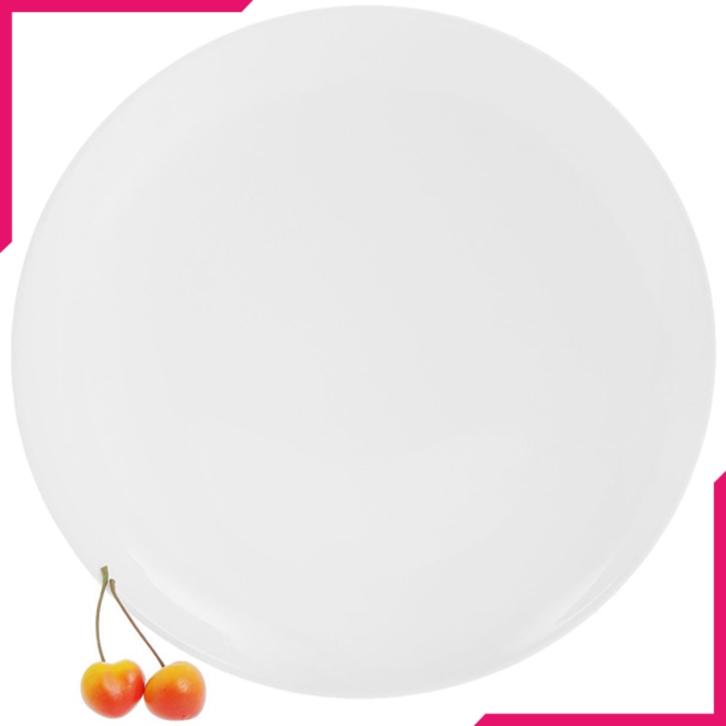 Wilmax Fine Porcelain Rolled Rim Dinner Plate 9"