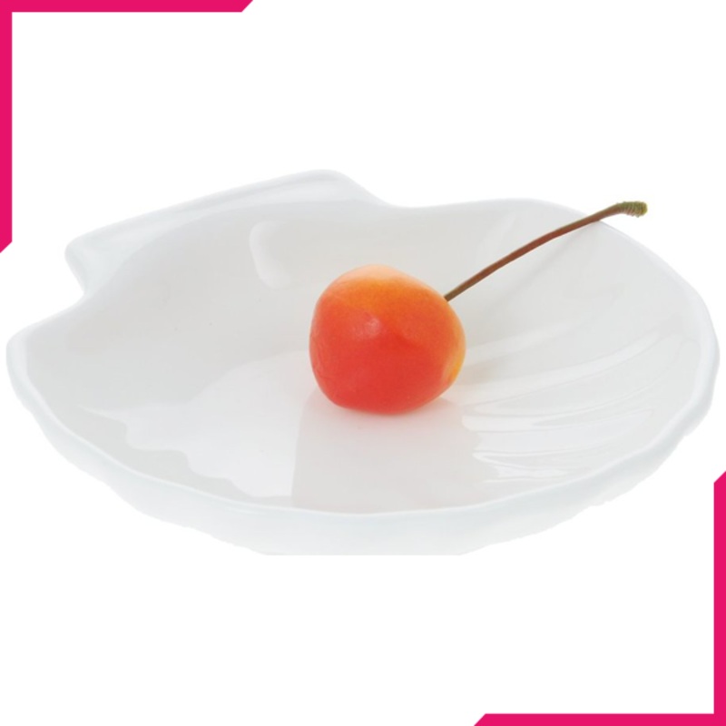 Wilmax Fine Porcelain Shell Dish 8"
