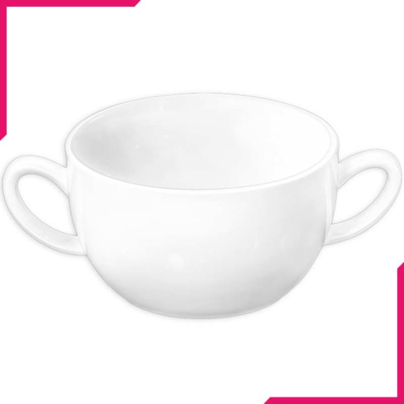 Wilmax Fine Porcelain Soup Cup 440ml
