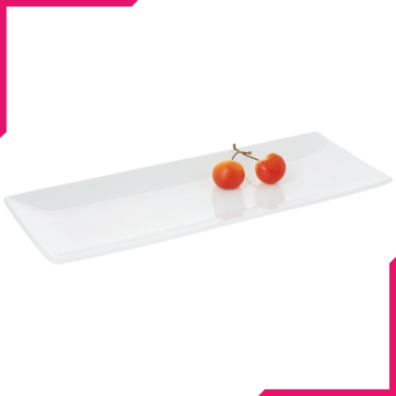 Wilmax Fine Porcelain Sushi/Canape Dish 12" X 4.7"