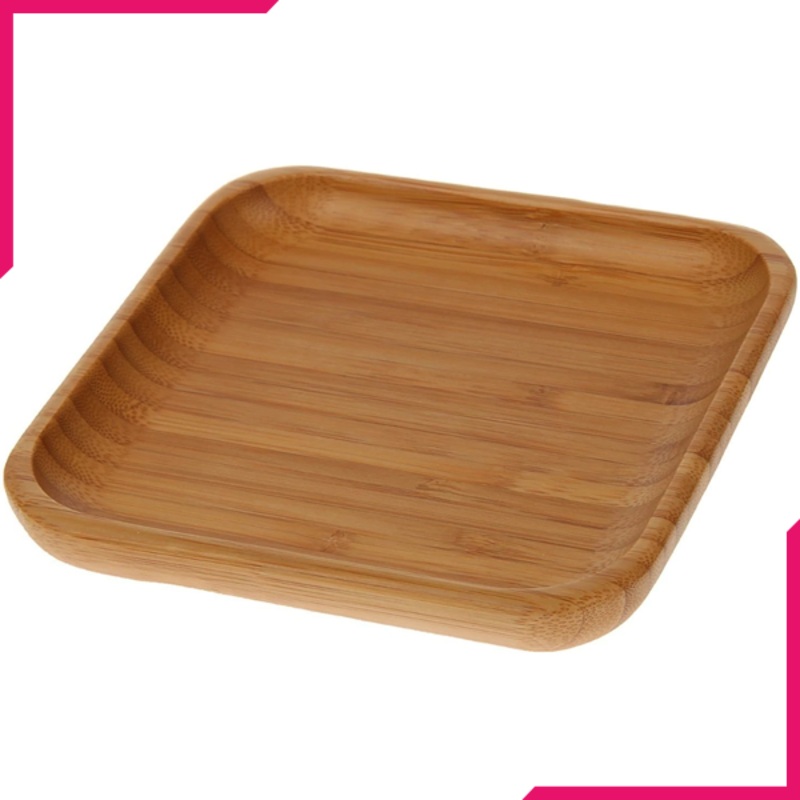 Wilmax Natural Bamboo Plate 11" X 11"