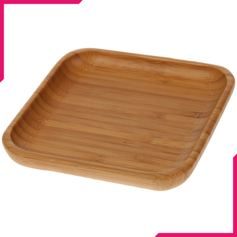 Wilmax Natural Bamboo Plate 9" X 9"