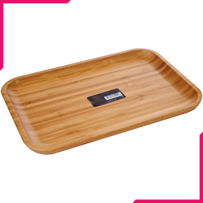 Wilmax Natural Bamboo Platter 12" X 8"