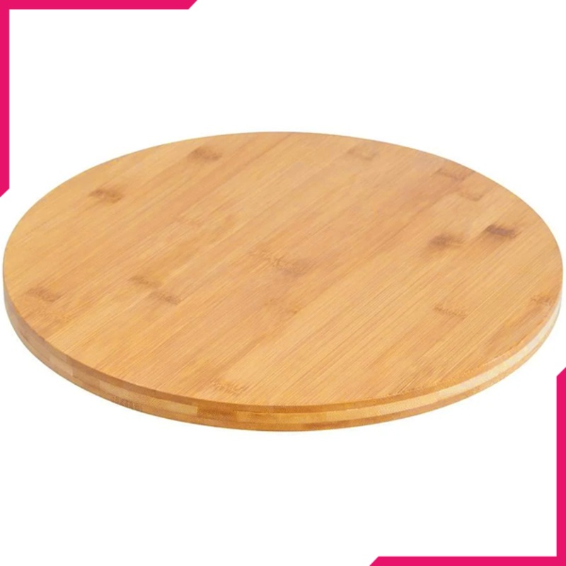 Wilmax Natural Bamboo Turntable 11" X 1.5"