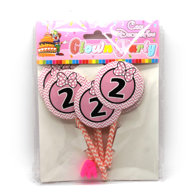 Cupcake Toppers Age 2 Design