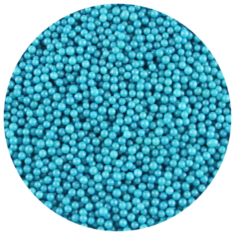 Edible Sugar Pearl Balls Blue