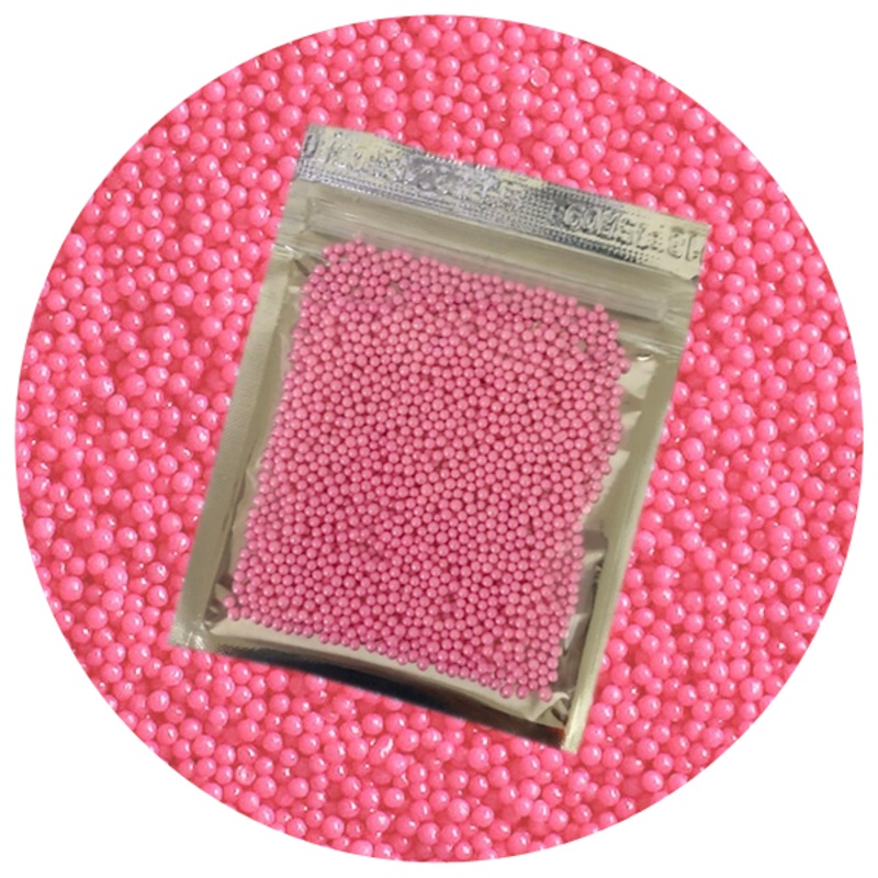 Edible Sugar Pearl Balls Pink