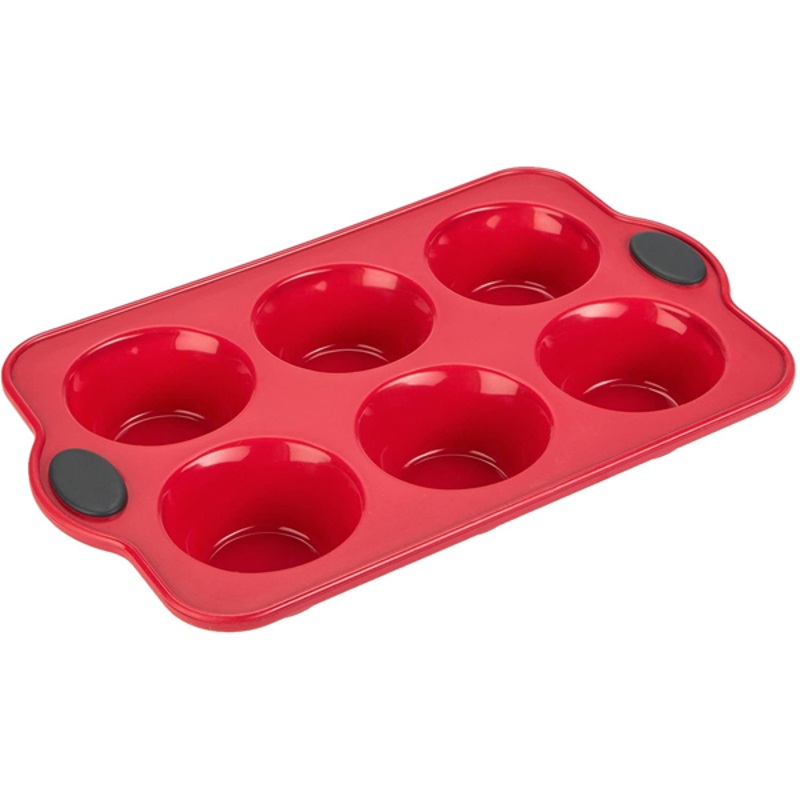 Silicone Muffin Mold - 6 Cavity