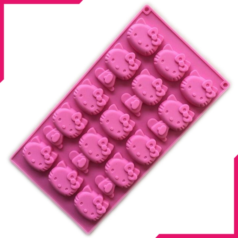 Cat Hello Kitty Silicone Chocolate Mold