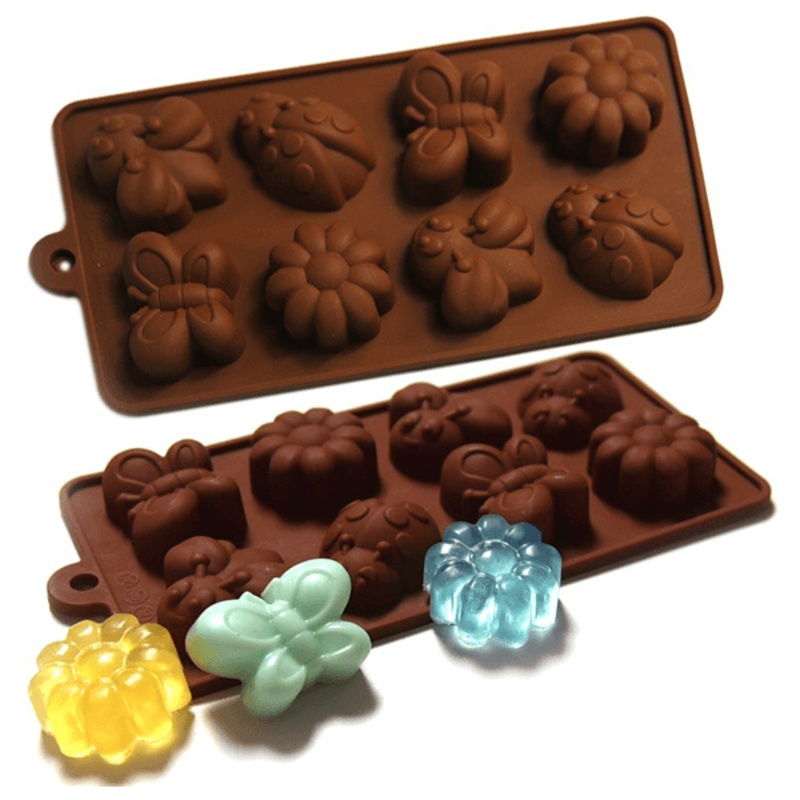 Chocolate Mold Ladybug, Bee, Butterfly
