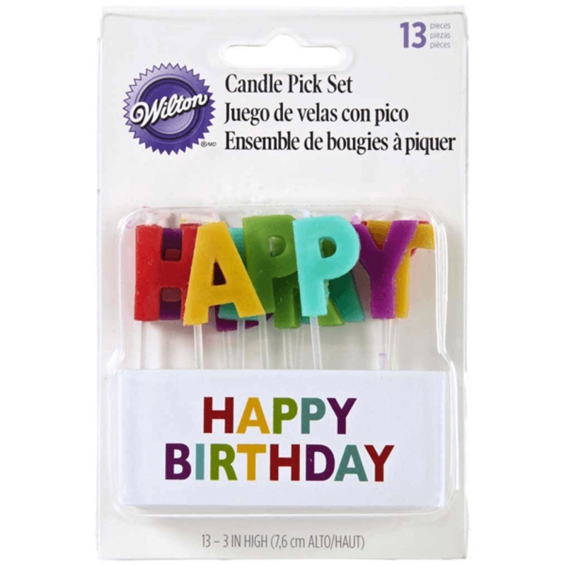 Happy Birthday Candle Set=13pcs