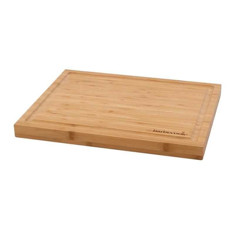 Bamboo cutting board with groove 40x30x3cm FSC