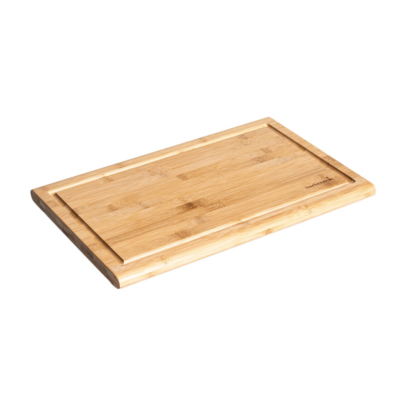 Bamboo cutting board with groove 43x28x2cm FSC