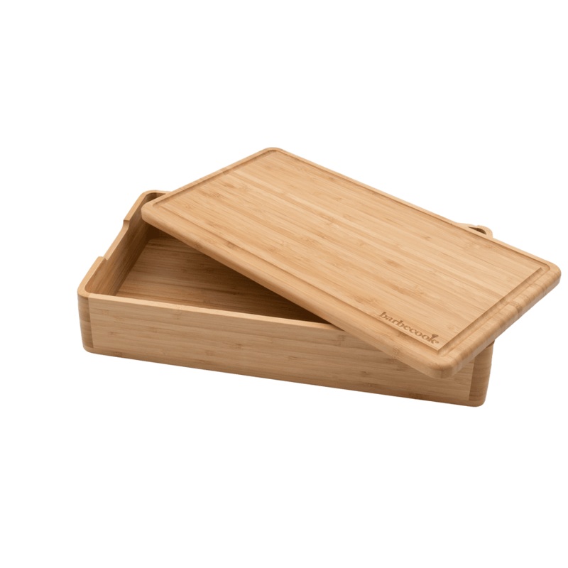 Bamboo box for barbecue tools FSC