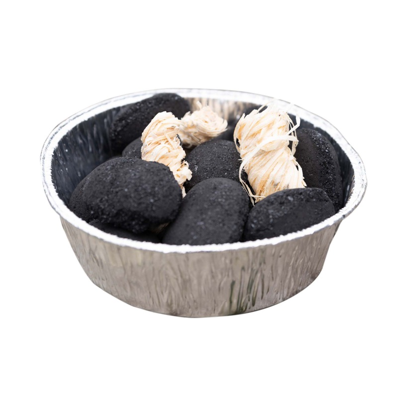 Grilltabs for charcoal barbecue